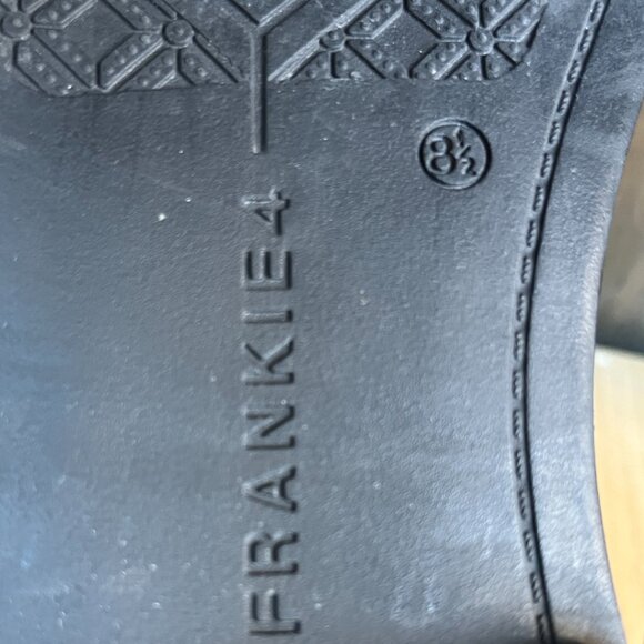 Frankie4 Octavia Platform Tassel Loafers Black Leather Size 8.5 Comfort Flats - Picture 8 of 8